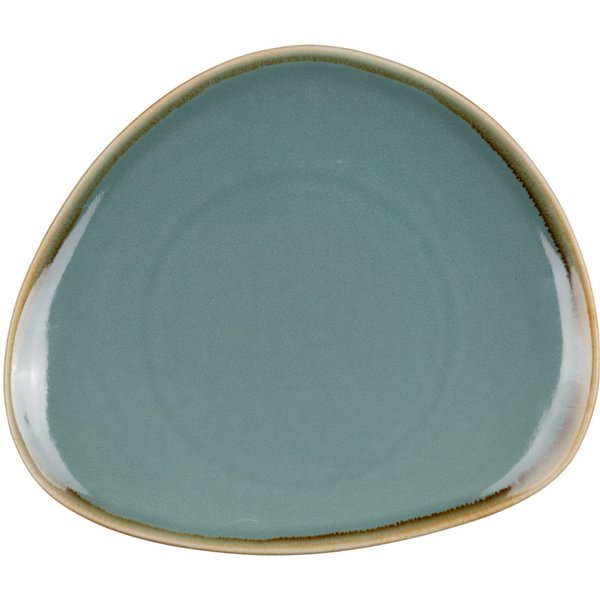 6x PULSIVA Piatto Glaze 2.0 piano, triangolare; 16.5x14.5x2 cm (LxLxH); blu; triangolare; 6 pz. / Pacco