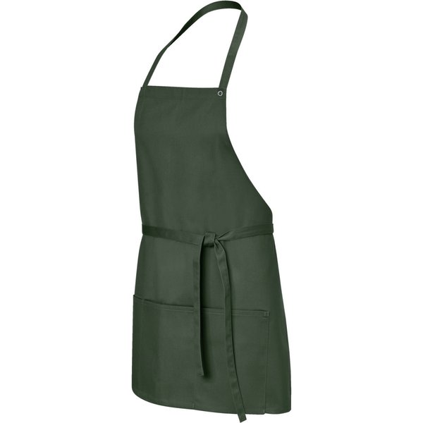 JOBELINE Grembiule con pettorina Sonia 64x8 cm (LxB); 64x80 cm (LxL); verde scuro