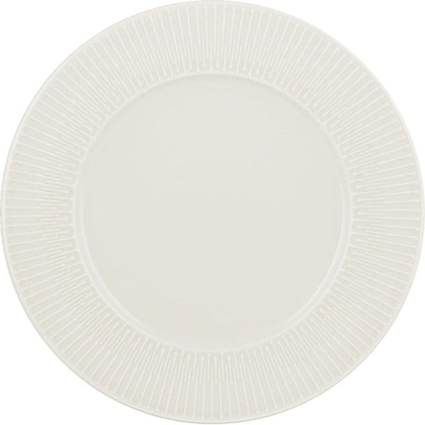 6x Schönwald Assiette plate Vibes ailes avec relief; 23.3x2.2 cm (ØxH); blanc; rond(e); 6 pièce(s) / Lot