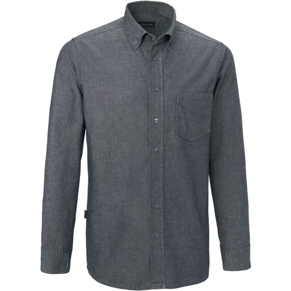 JOBELINE Chemise homme Chambray manches longues; Taille 45/46; gris