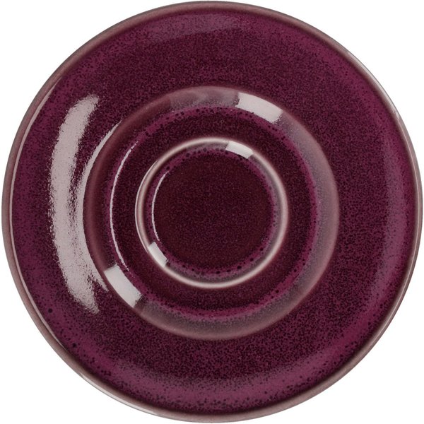 6x VEGA Piattino per tazzina caffè Oriente; 12.4 cm (Ø); melanzana; rotonda; 6 pz. / Pacco