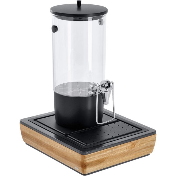 VEGA Distributeur de boissons fraîches Montana simple, GN 1/2, 4l; 36.5x30.5x50.5 cm (LxlxH); chêne/transparent/noir