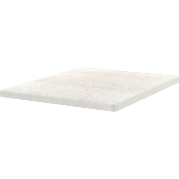 PULSIVA Piano per tavolo Sevelit quadrato; 60x60 cm (LxL); bianco; quadrata