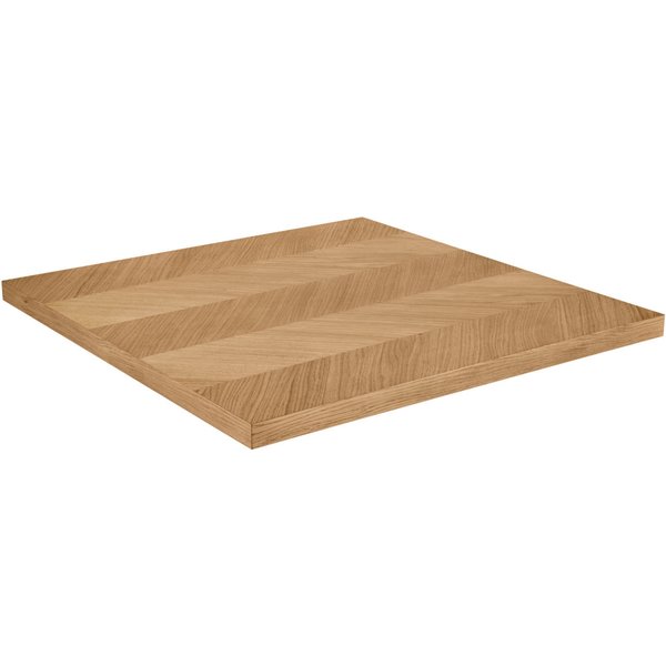 Piano tavolo Pescaro quadrato VEGA; 80x80 cm (LxL); quercia/naturale; quadrata