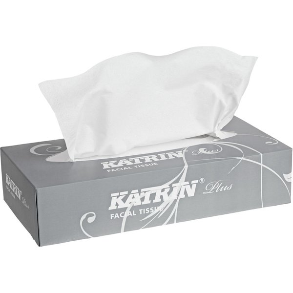 40x Katrin Fazzoletti cosmetici; 22.7x11.5 cm (LxL); bianco; 40 confezione / Pacco