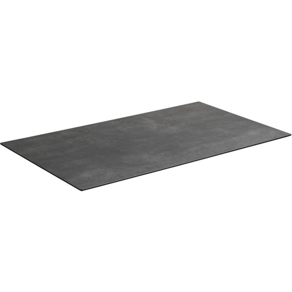 Plateau de table d'extérieur, HPL Lift rectangulaire VEGA; 120x80 cm (Lxl); effet béton; rectangulaire
