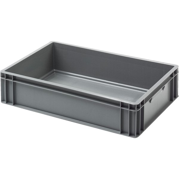 Ringoplast Caisse empilable pour casiers à verres; 60x40x14.3 cm (LxlxH); gris