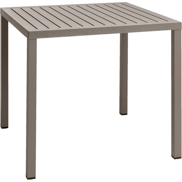 Nardi Tavolo Cube quadrato; 80x80x75.5 cm (LxLxH); tortora
