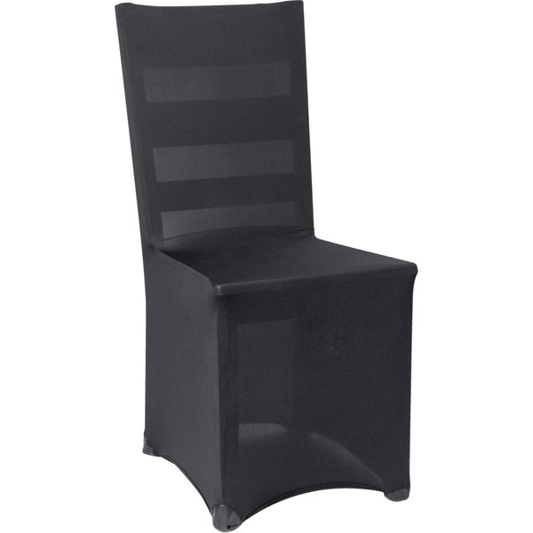 PULSIVA Housse de chaise Banquet; 45x43x97 cm (lxLxH); noir