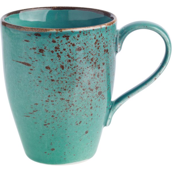 6x VEGA Tazza mug con manico Palana; 300 ml, 8.5x10.5 cm (ØxH); turchese; rotonda; 6 pz. / Pacco