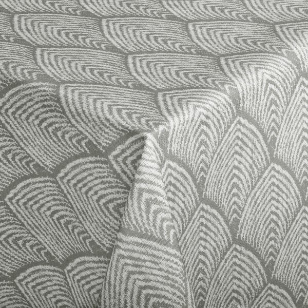 ERWIN M. Nappe Leaf carrée/rectangulaire; 110x140 cm (lxL); gris; rectangulaire