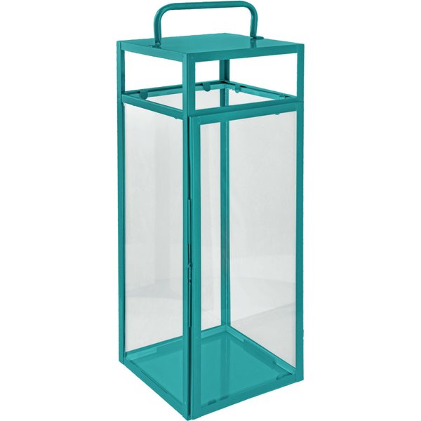 Lanterna Abiba; 19x19x55.5 cm (LxLxH); blu