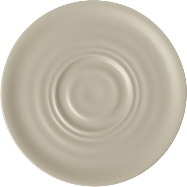 6x VEGA Sous-tasse café Kanas ; 14.9x1.7 cm (ØxH); beige; rond(e); 6 pièce(s) / Lot