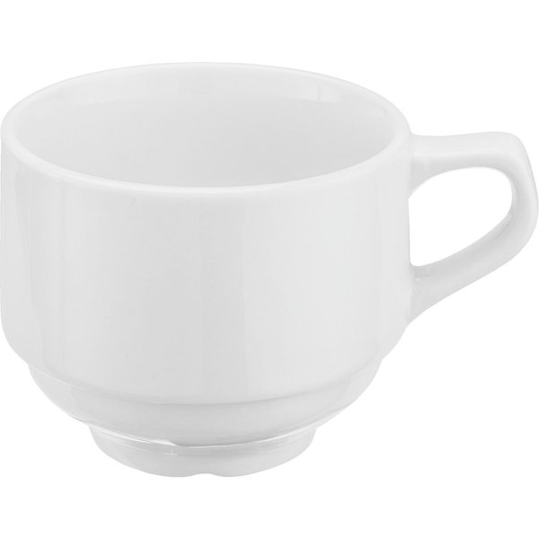 6x PULSIVA Tazza cappuccino Rondon; 260 ml, 9x7 cm (ØxH); bianco; rotonda; 6 pz. / Pacco