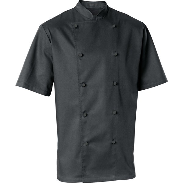 PULSIVA Giacca da cuoco Paolo maniche corte; Taglia 60; nero