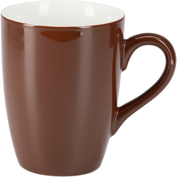 6x PULSIVA Mug Joy 2.0; 33 cl, 8.3x10.8 cm (ØxH); brun; rond(e); 6 pièce(s) / Lot