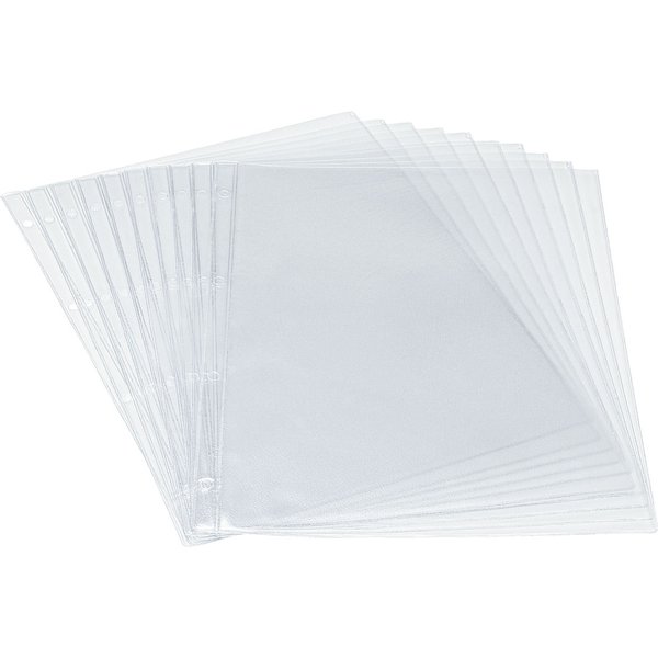 10x PULSIVA Pochette transparente pour protège-menu Nisa pour protège-menu; A4; transparent; 10 pièce(s) / Lot