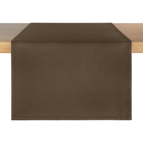 ERWIN M. Runner tavola Emporio; 40x130 cm (LxL); marrone; rettangolare