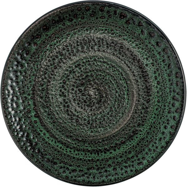 6x VEGA Assiette Black Reef plate, ronde; 25 cm (Ø); vert/noir; rond(e); 6 pièce(s) / Lot