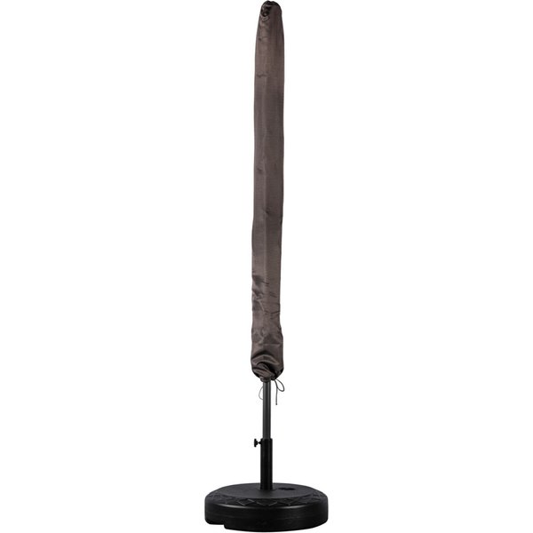 Housse de protection pour parasol Sombre PULSIVA; 200x45 cm (Lxl); anthracite; cylindrique