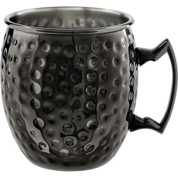 VEGA Verre Moscow Mule Glendale martelé; 55 cl, 8.8x9.8 cm (ØxH); noir
