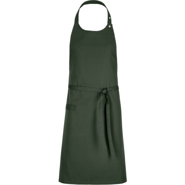 JOBELINE Tablier à bavette Lenny 88x100 cm; 88x100 cm (Lxl); olive foncé