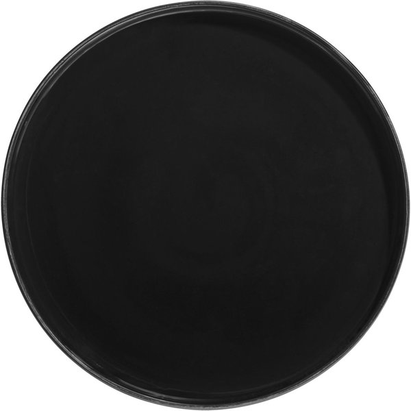 4x VEGA Piatto Skady con bordo basso; 26x2.5 cm (ØxH); nero; rotonda; 4 pz. / Pacco