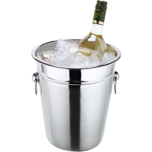 PULSIVA Secchiello ghiaccio Suaglass; 1560 ml, 21.5x21 cm (ØxH); argento