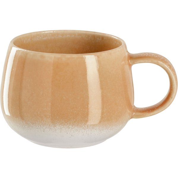 6x VEGA Tazza mug con manico Cascais; 400 ml, 9.4x9.7 cm (ØxH); albicocca; 6 pz. / Pacco