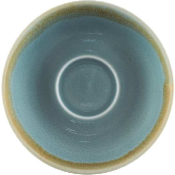 6x PULSIVA Piattino tazzina caffè Glaze 2.0; 11.5 cm (Ø); blu; rotonda; 6 pz. / Pacco