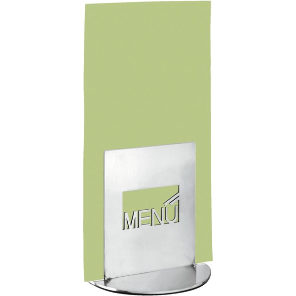 VEGA Porte-carte Menu; 12x12.5 cm (ØxH); argenté