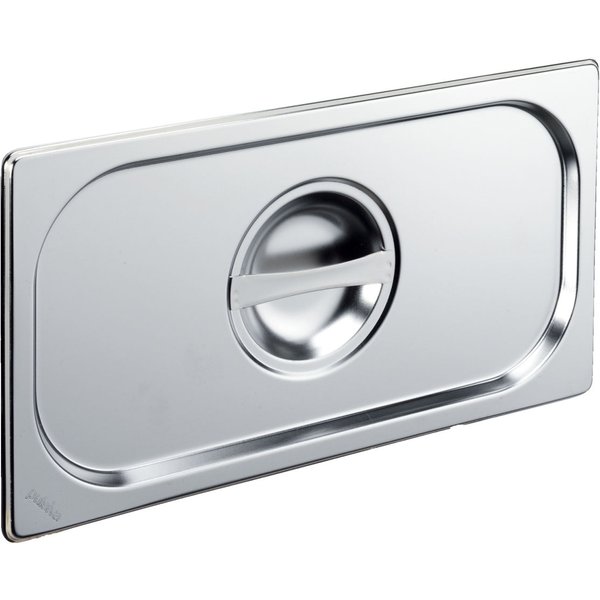 PULSIVA Coperchio gastronorm Basic non ermetico; GN 1/3, 32.5x17.6 cm (LxL); argento; rettangolare