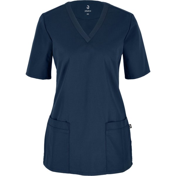 JOBELINE Tunique femme Calva manches courtes; Taille S; bleu marine