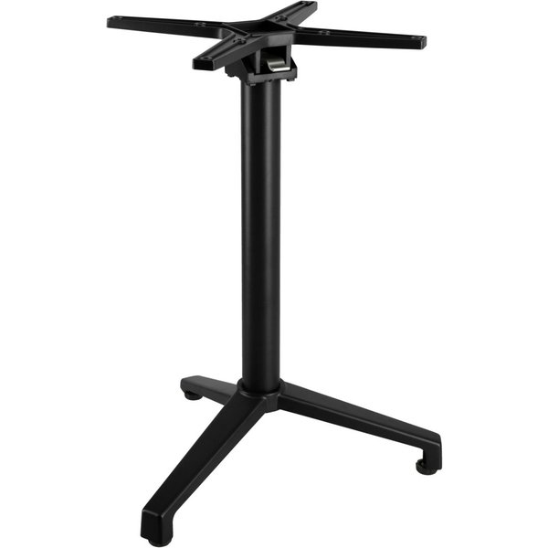 Pied de table rabattable Taipa à 3 branches VEGA; 52x52x72 cm (lxLxH); noir