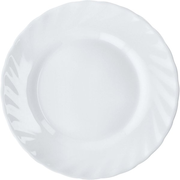 Piatto Trianon piano Arcoroc; 15.5 cm (Ø); bianco; rotonda; 6 pz. / Pacco