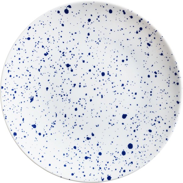 6x VEGA Assiette Mixor plate, mouchetée; 21 cm (Ø); blanc/bleu; rond(e); 6 pièce(s) / Lot