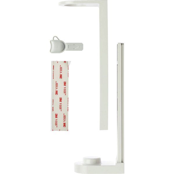 Supporto per dispenser Circular Life da incollare V-Touch; 18.8 cm (H); bianco; 20 pz. / Pacco