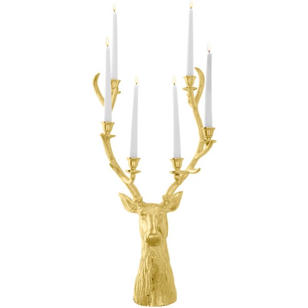 Candeliere Henri grande; 37x28x73 cm (LxPxH); oro