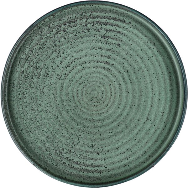 4x VEGA Piatto Snug con bordo alto; 1250 ml, 26x4.5 cm (ØxH); verde; rotonda; 4 pz. / Pacco