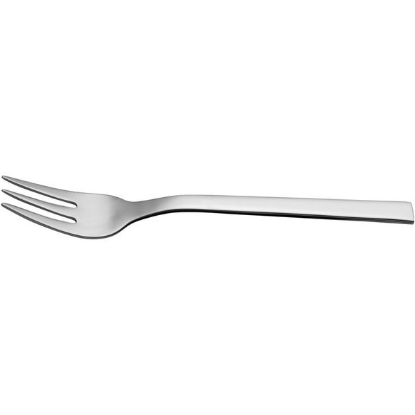 12x VEGA Fourchette à gâteau Scala; 15.5 cm (L); argenté, Poignée argenté; 12 pièce(s) / Lot