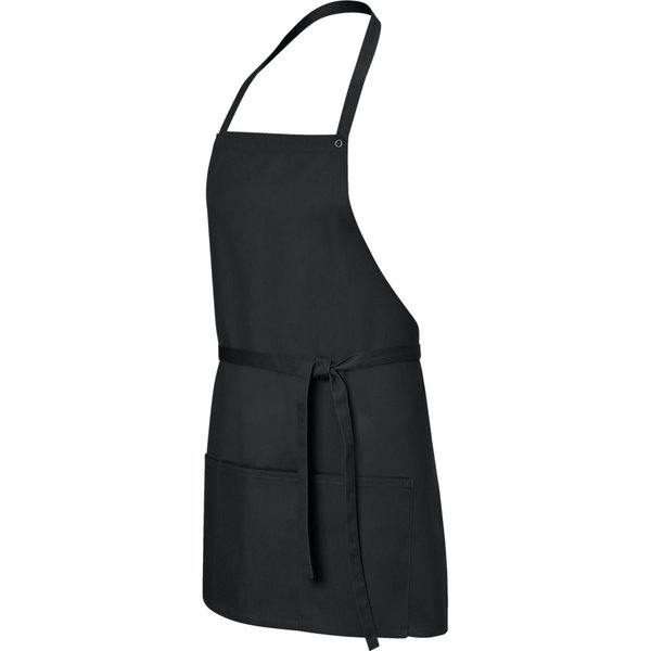 JOBELINE Tablier à bavette Taras 64x100 cm; 64x100 cm (Lxl); noir