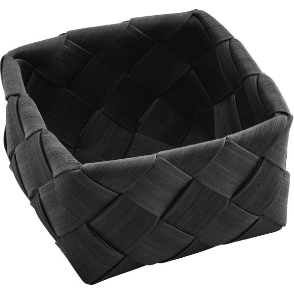 4x VEGA Corbeille à pain Larina; 15x15x9 cm (LxlxH); noir; carré(e); 4 pièce(s) / Lot