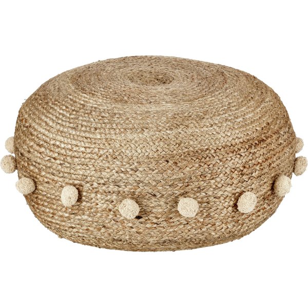 VEGA Pouf Jasin; 60x30 cm (ØxH); marrone
