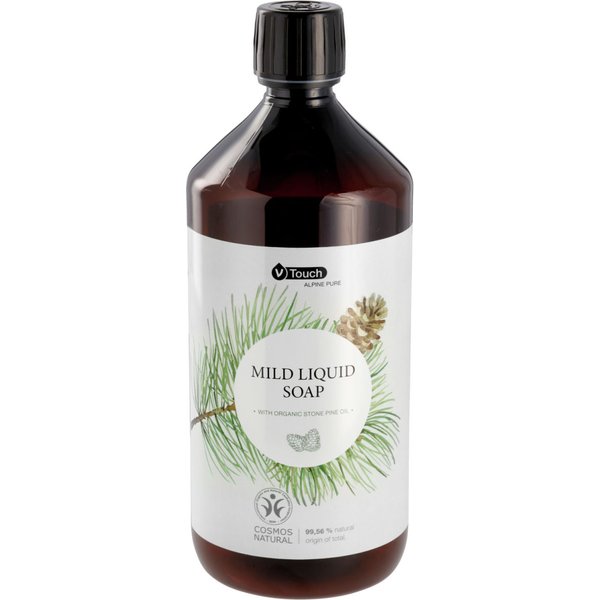 Sapone per hotel Alpine Pure flacone di ricarica V-Touch; 1000 ml; bianco; 6 pz. / Pacco