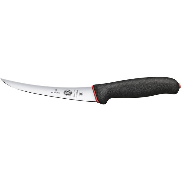 Victorinox Coltello da disosso Fibrox Dual Grip dritto lama flessibile; lunghezza lama 15 cm, 29.5 cm (L); argento/nero/rosso