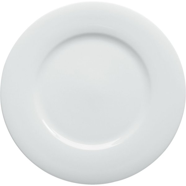 6x VEGA Piatto Pallais piano; 22 cm (Ø); bianco; rotonda; 6 pz. / Pacco