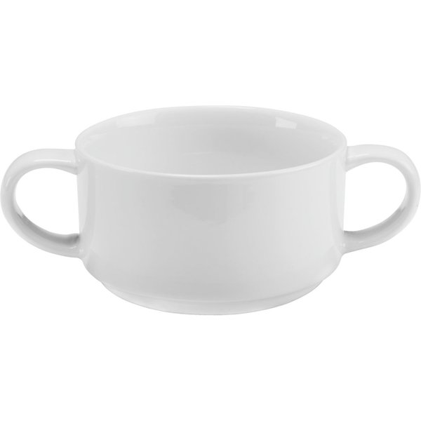6x PULSIVA Tazza consommè Ronda; 250 ml, 9.7x6 cm (ØxH); bianco; rotonda; 6 pz. / Pacco