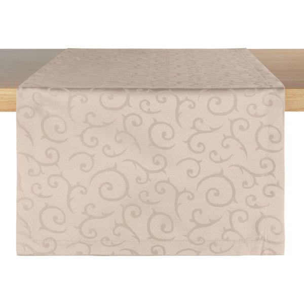 2x PULSIVA Chemin de table Antalya; 40x130 cm (lxL); argenté; rectangulaire; 2 pièce(s) / Lot