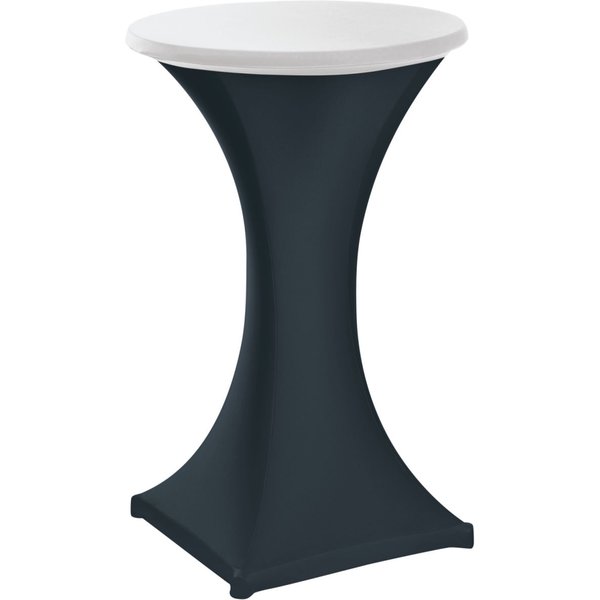 ERWIN M. Copripiano per tavolo alto Grace; 70 cm (Ø); bianco; rotonda