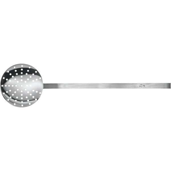 PULSIVA Schiumarola da cucina Valuo manico lungo; 12 cm (Ø); argento